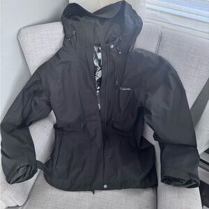 Columbia Sportswear Black OMNI TECH Interchange Jacket